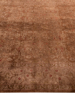 Fine Vibrance, One-of-a-Kind Hand-Knotted Area Rug  - Brown, 6' 0" x 9' 0"