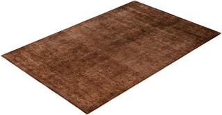 Fine Vibrance, One-of-a-Kind Hand-Knotted Area Rug  - Brown, 6' 0" x 9' 0"