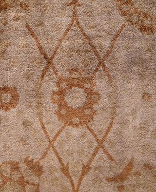 Overdyed One-of-a-Kind Wool Beige Area Rug 6' 4" x 8' 9"