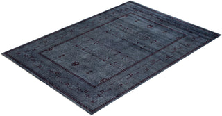 Fine Vibrance, One-of-a-Kind Hand-Knotted Area Rug  - Gray, 6' 2" x 9' 1"