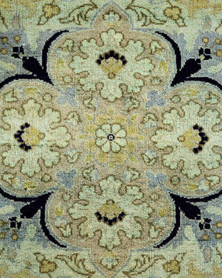 Contemporary Hand Knotted Overdyed Gray Area Rug 6' 1" x 8' 8"