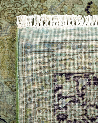 Contemporary Hand Knotted Overdyed Gray Area Rug 6' 1" x 8' 8"