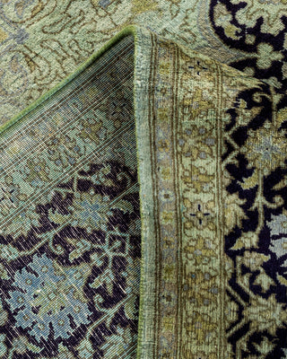 Contemporary Hand Knotted Overdyed Gray Area Rug 6' 1" x 8' 8"