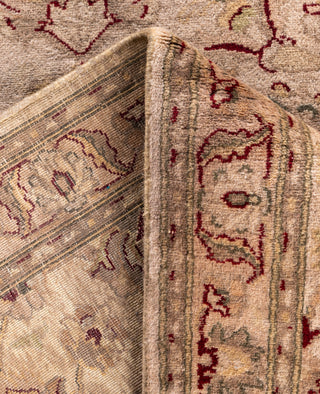 Overdyed One-of-a-Kind Wool Beige Runner 2' 7" x 10' 7"