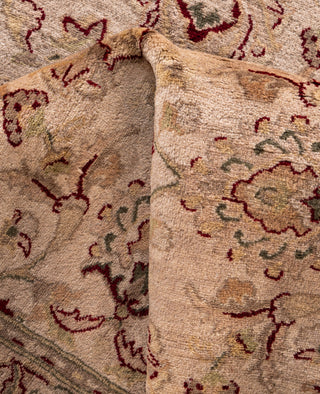 Overdyed One-of-a-Kind Wool Beige Runner 2' 7" x 10' 7"