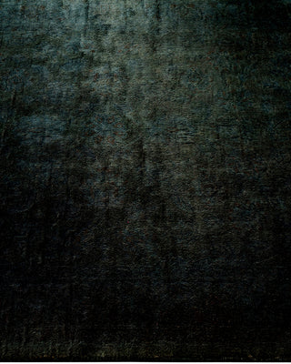 Contemporary Hand Knotted Overdyed Black Area Rug 3' 1" x 5' 3"