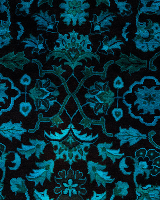 Overdyed Hand-Knotted Red Area Rug 3' 1" x 5' 1"