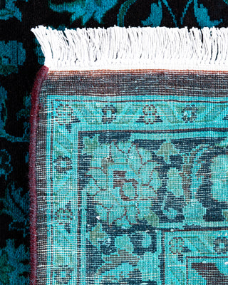 Overdyed Hand-Knotted Red Area Rug 3' 1" x 5' 1"