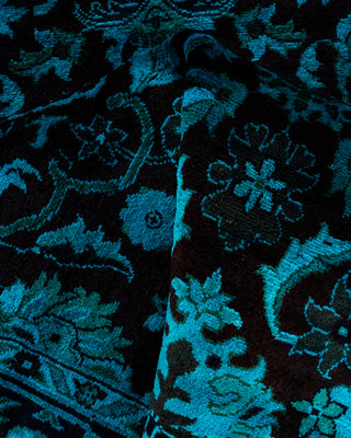 Overdyed Hand-Knotted Red Area Rug 3' 1" x 5' 1"