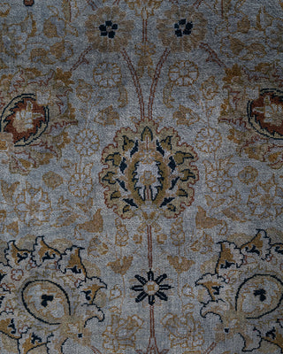 Fine Vibrance, One-of-a-Kind Hand-Knotted Runner Rug  - Gray, 3' 2" x 13' 10"