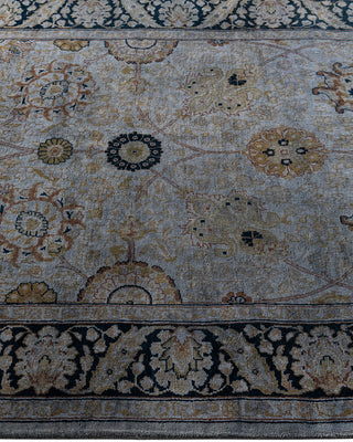 Fine Vibrance, One-of-a-Kind Hand-Knotted Runner Rug  - Gray, 3' 2" x 13' 10"