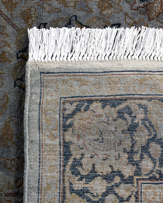 Fine Vibrance, One-of-a-Kind Hand-Knotted Runner Rug  - Gray, 3' 2" x 13' 10"