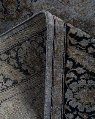 Fine Vibrance, One-of-a-Kind Hand-Knotted Runner Rug  - Gray, 3' 2" x 13' 10"