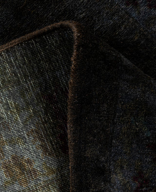 Contemporary Overdyed Wool Hand Knotted Brown Runner 3' 2" x 20' 8"