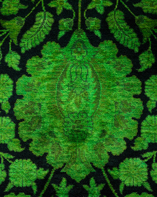 Contemporary Hand Knotted  Green Area Rug 8' 1" x 10' 6"