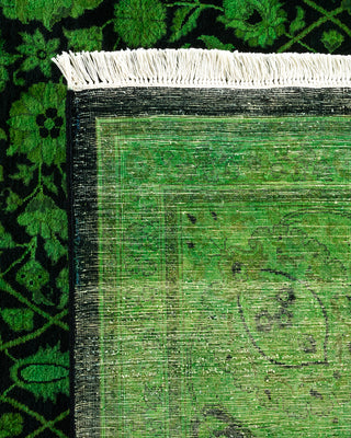 Contemporary Hand Knotted  Green Area Rug 8' 1" x 10' 6"