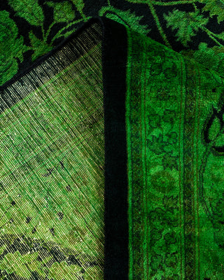 Contemporary Hand Knotted  Green Area Rug 8' 1" x 10' 6"