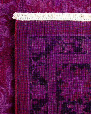Contemporary Fine Vibrance Purple Wool Area Rug - 8' 3" x 9' 10"