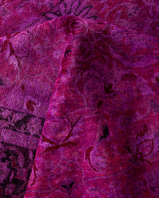 Contemporary Fine Vibrance Purple Wool Area Rug - 8' 3" x 9' 10"