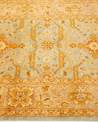 Traditional Hand Knotted Blue Runner 2' 5" x 12' 5"