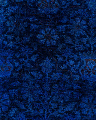 Fine Vibrance, One-of-a-Kind Hand-Knotted Area Rug  - Purple, 8' 2" x 10' 1"
