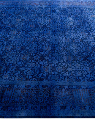 Fine Vibrance, One-of-a-Kind Hand-Knotted Area Rug  - Purple, 8' 2" x 10' 1"
