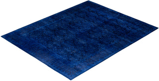 Fine Vibrance, One-of-a-Kind Hand-Knotted Area Rug  - Purple, 8' 2" x 10' 1"