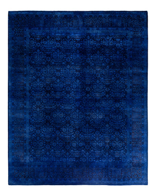 Fine Vibrance, One-of-a-Kind Hand-Knotted Area Rug  - Purple, 8' 2" x 10' 1"