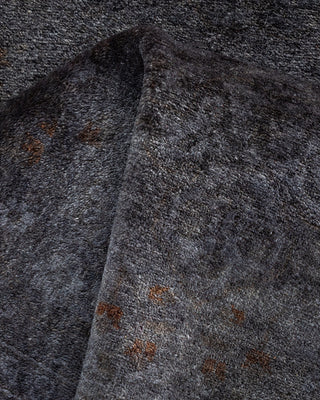 Contemporary Fine Vibrance Gray Wool Area Rug - 3' 1" x 5' 5"