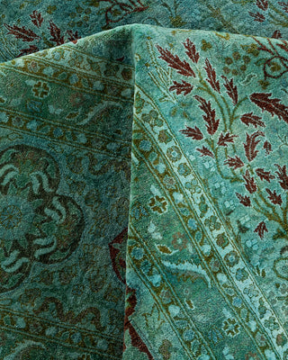 Overdyed Hand-Knotted Blue Area Rug 12' 3" x 17' 7"