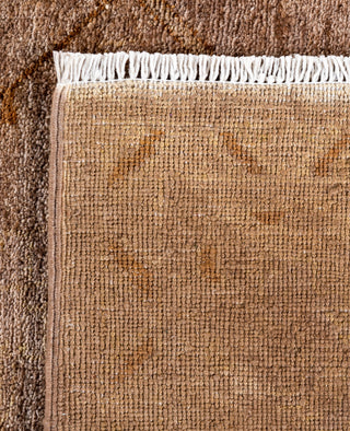 Contemporary Overdyed Wool Hand Knotted Beige Area Rug 8' 2" x 9' 10"