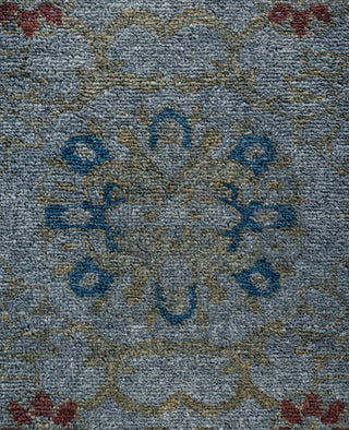 Overdyed One-of-a-Kind Wool Gray Area Rug 6' 1" x 8' 10"