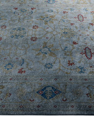 Overdyed One-of-a-Kind Wool Gray Area Rug 6' 1" x 8' 10"