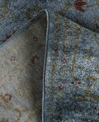 Overdyed One-of-a-Kind Wool Gray Area Rug 6' 1" x 8' 10"