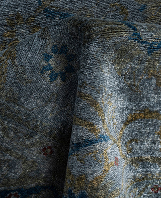 Overdyed One-of-a-Kind Wool Gray Area Rug 6' 1" x 8' 10"