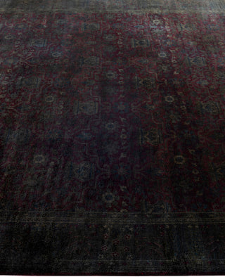 Overdyed One-of-a-Kind Wool Gray Area Rug 6' 0" x 8' 5"