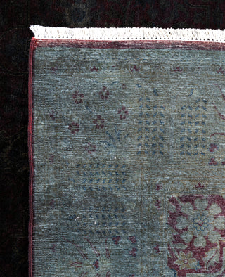 Overdyed One-of-a-Kind Wool Gray Area Rug 6' 0" x 8' 5"