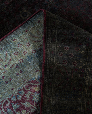 Overdyed One-of-a-Kind Wool Gray Area Rug 6' 0" x 8' 5"