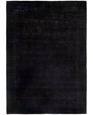Overdyed One-of-a-Kind Wool Gray Area Rug 6' 0" x 8' 5"