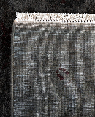 Contemporary Overdyed Wool Hand Knotted Gray Runner 3' 0" x 11' 10"