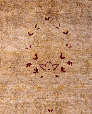 Overdyed One-of-a-Kind Wool Beige Runner 3' 0" x 14' 1"