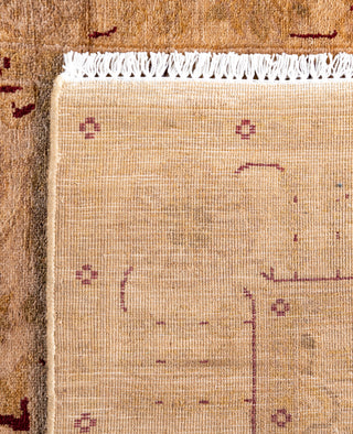 Overdyed One-of-a-Kind Wool Beige Runner 3' 0" x 14' 1"