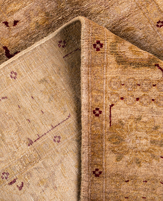 Overdyed One-of-a-Kind Wool Beige Runner 3' 0" x 14' 1"