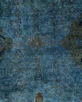 Overdyed Hand-Knotted Gray Runner 3' 1" x 8' 4"