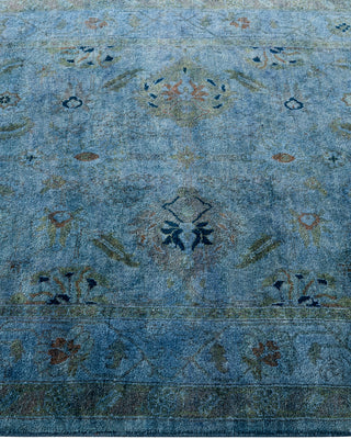 Overdyed Hand-Knotted Gray Runner 3' 1" x 8' 4"