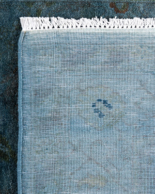 Overdyed Hand-Knotted Gray Runner 3' 1" x 8' 4"