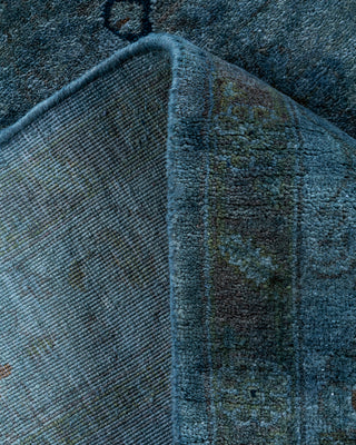 Overdyed Hand-Knotted Gray Runner 3' 1" x 8' 4"