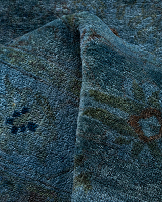 Overdyed Hand-Knotted Gray Runner 3' 1" x 8' 4"