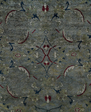 Overdyed One-of-a-Kind Wool Gray Area Rug 8' 3" x 10' 1"