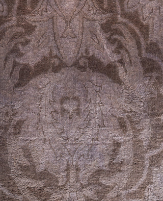 Overdyed Hand-Knotted Wool Modern-Contemporary Gray Area Rug 8' 0" x 10' 1"